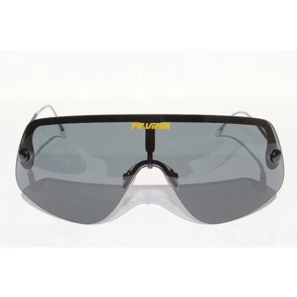 PIT VIPER The Exec Limousine POLARIZED Sunglasses Black/Smoke Interchange NEW
